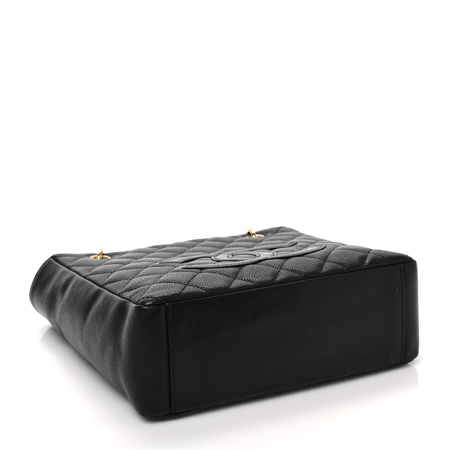 Chanel Caviar Quilted Petit Shopping Tote PST Black 3 of 8