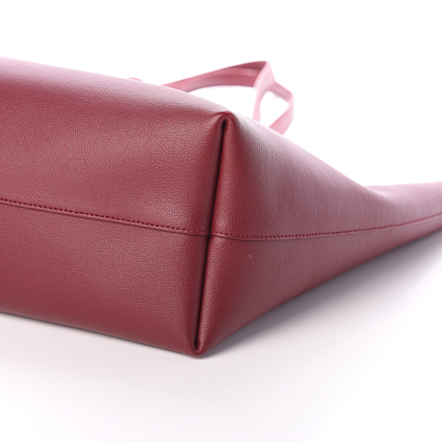 Saint Laurent Calfskin Large Shopping Tote Rouge Legion 8 of 8