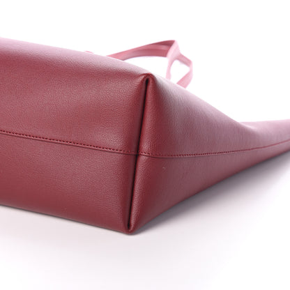 Saint Laurent Calfskin Large Shopping Tote Rouge Legion 8 of 8