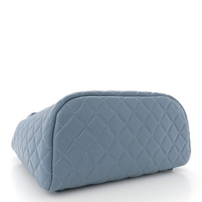 Chanel Lambskin Quilted Large Urban Spirit Backpack Light Blue 4 of 11