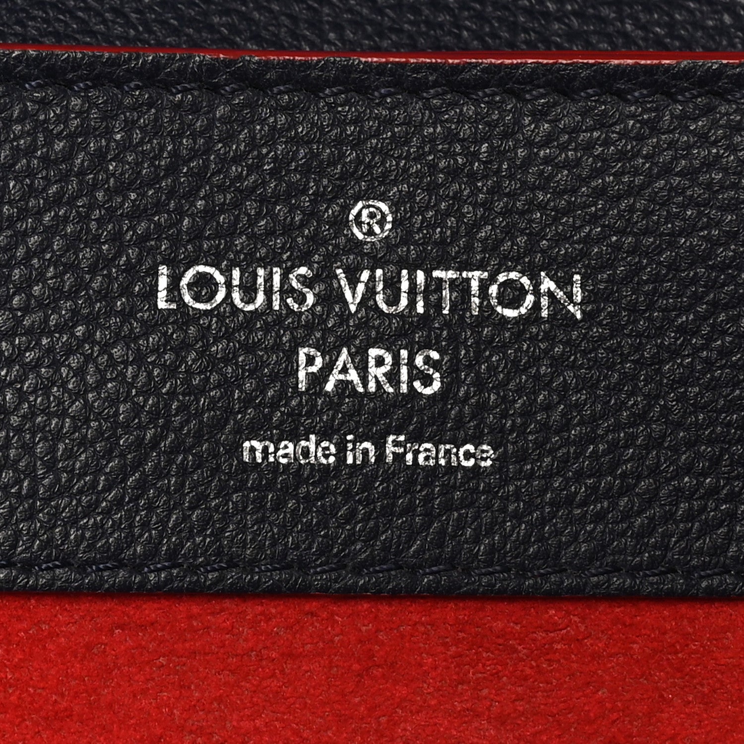 Louis Vuitton Soft Calfskin Lockme Backpack Marine Rouge 6 of 11