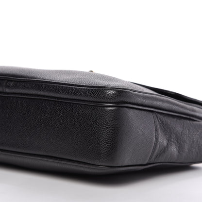 Chanel Caviar Flap Shoulder Bag Black 7 of 11