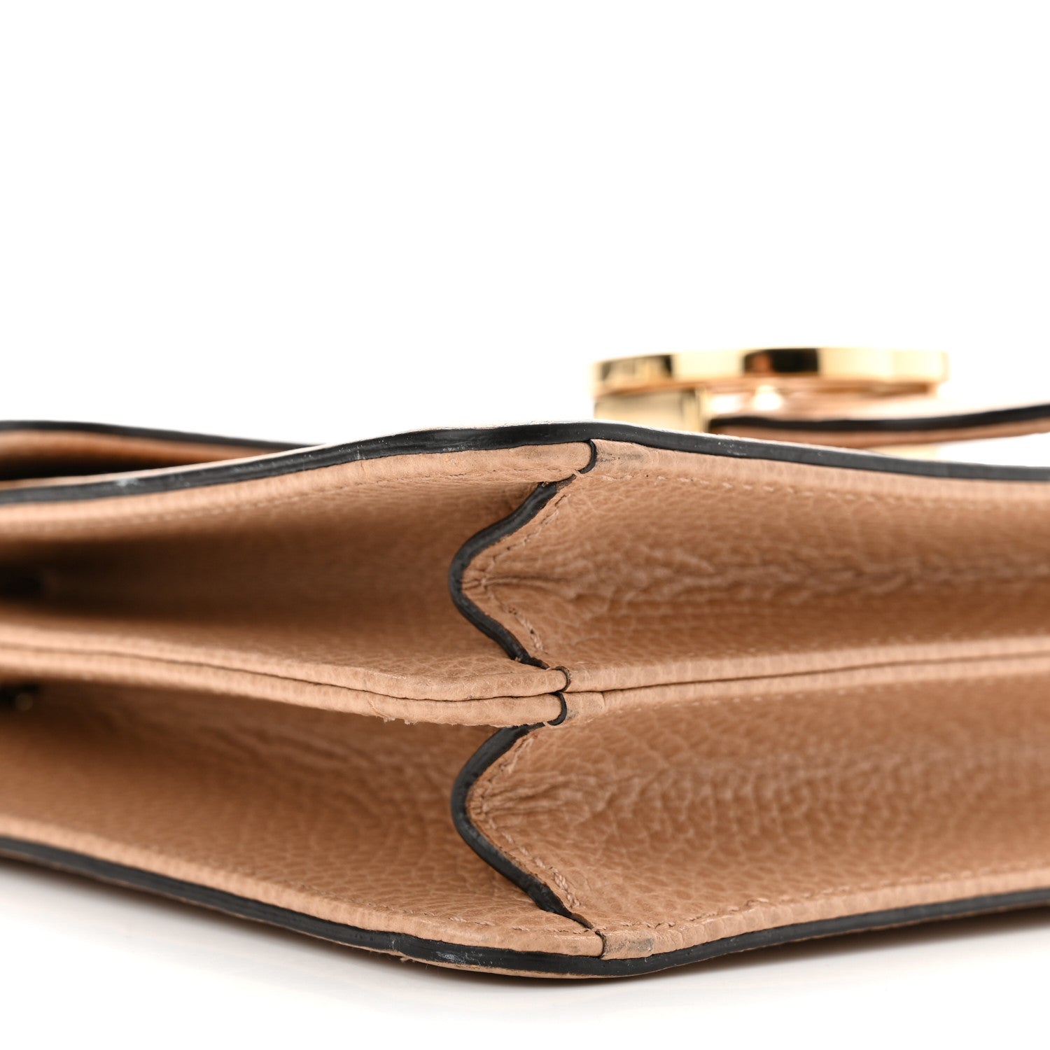 Gucci Dollar Calfskin Small Interlocking G Shoulder Bag Camelia 9 of 10