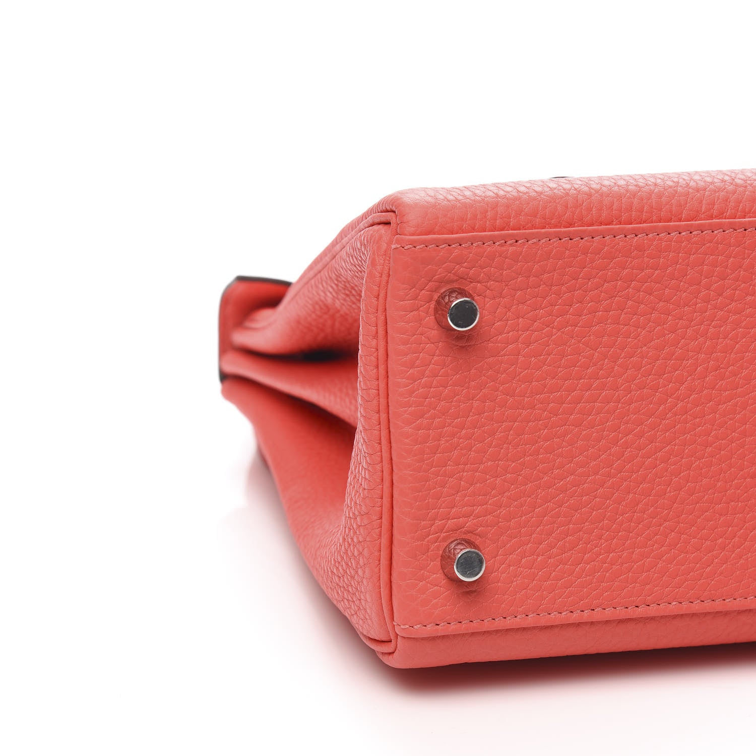 Hermes Taurillon Clemence Kelly Retourne 28 Rose Texas 8 of 10