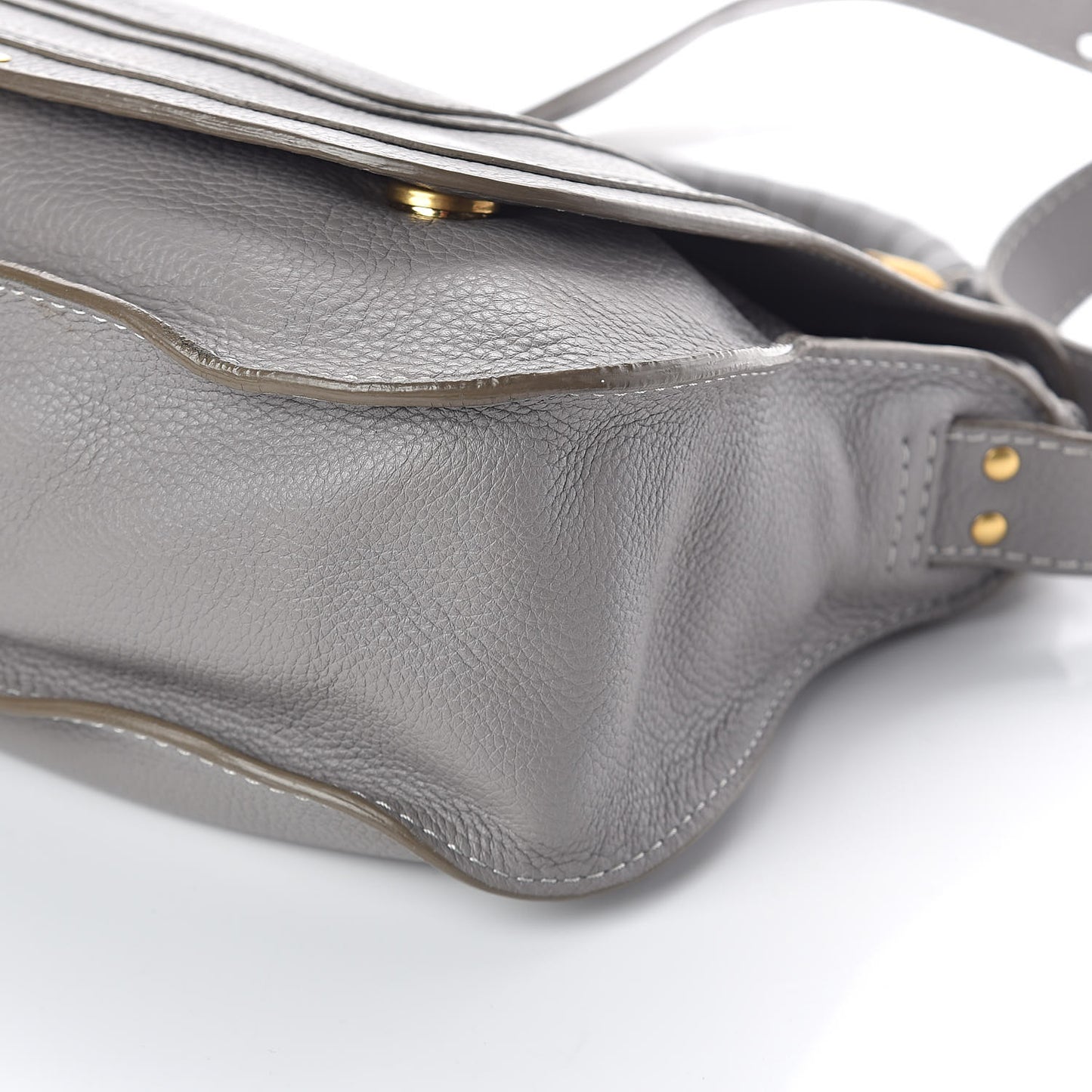 Calfskin Medium Marcie Top Handle Bag Cashmere Grey