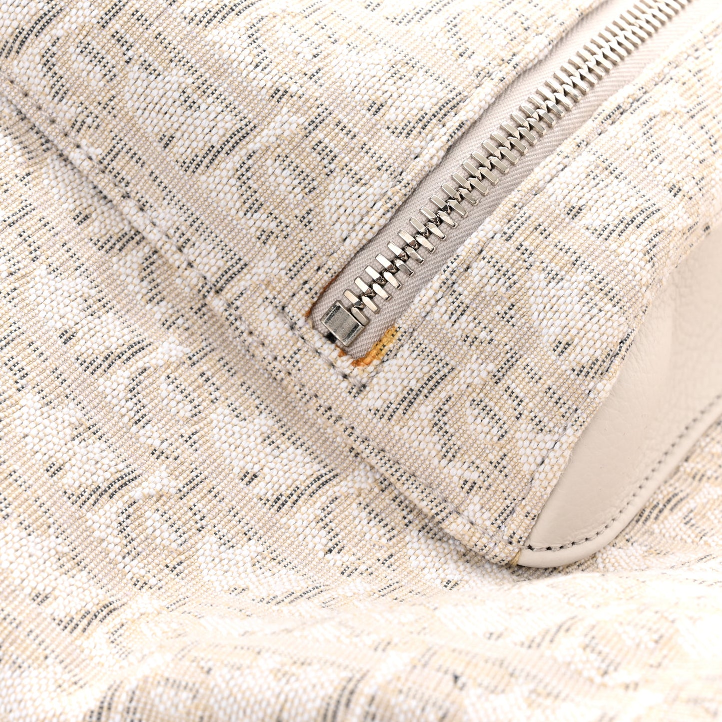 Oblique Calfskin Rider Backpack Beige