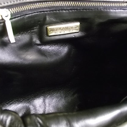 Bottega Veneta Vintage Woven Fold Over Shoulder Bag Gray 8 of 8