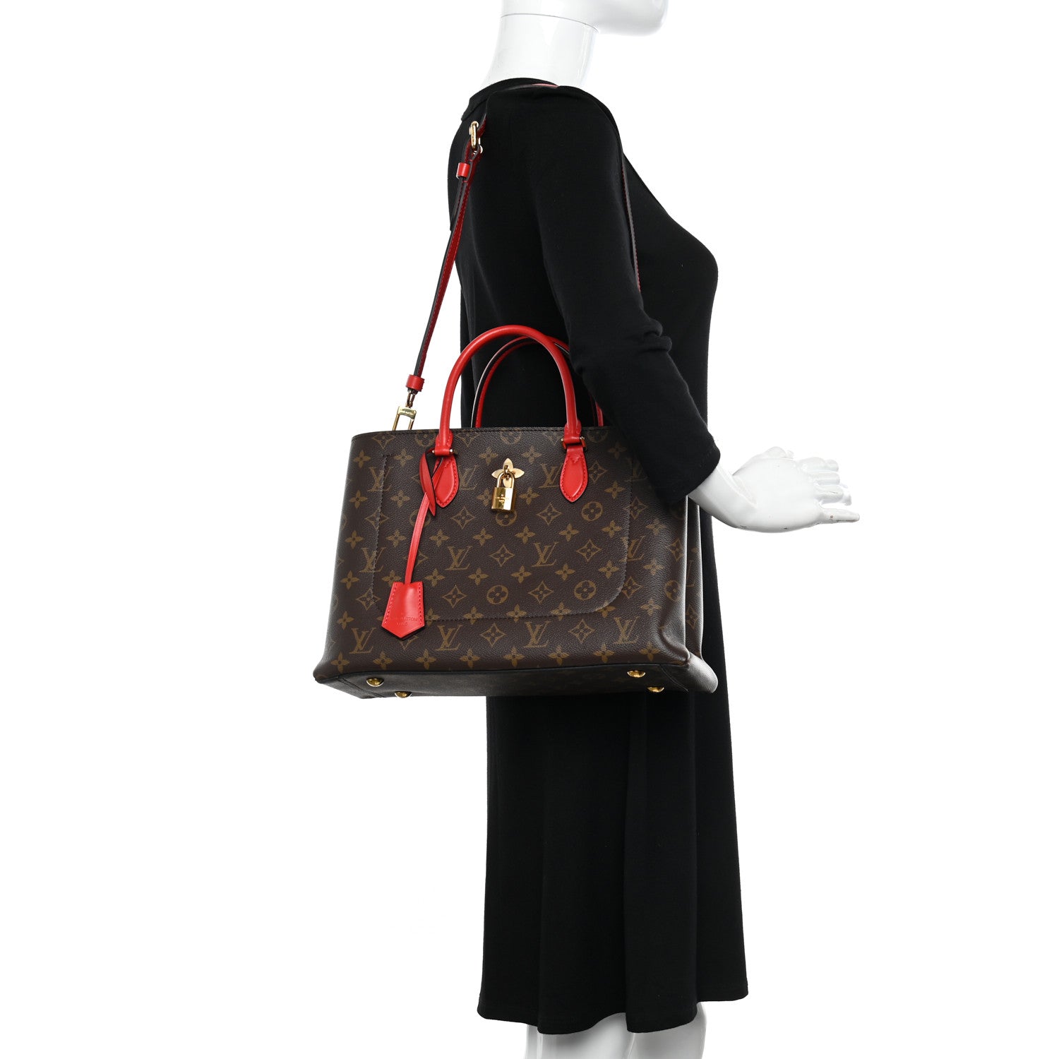 Louis Vuitton Monogram Flower Tote Coquelicot 2 of 11