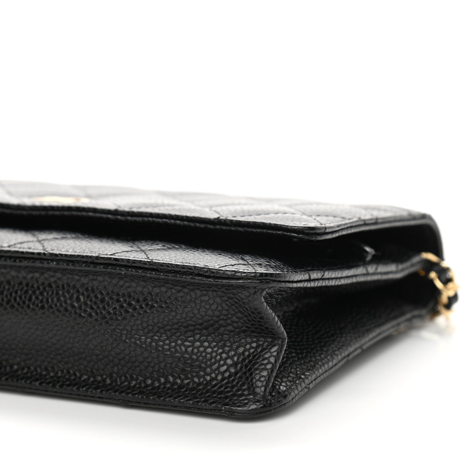 Chanel Caviar Quilted Wallet On Chain WOC Black 11 of 12
