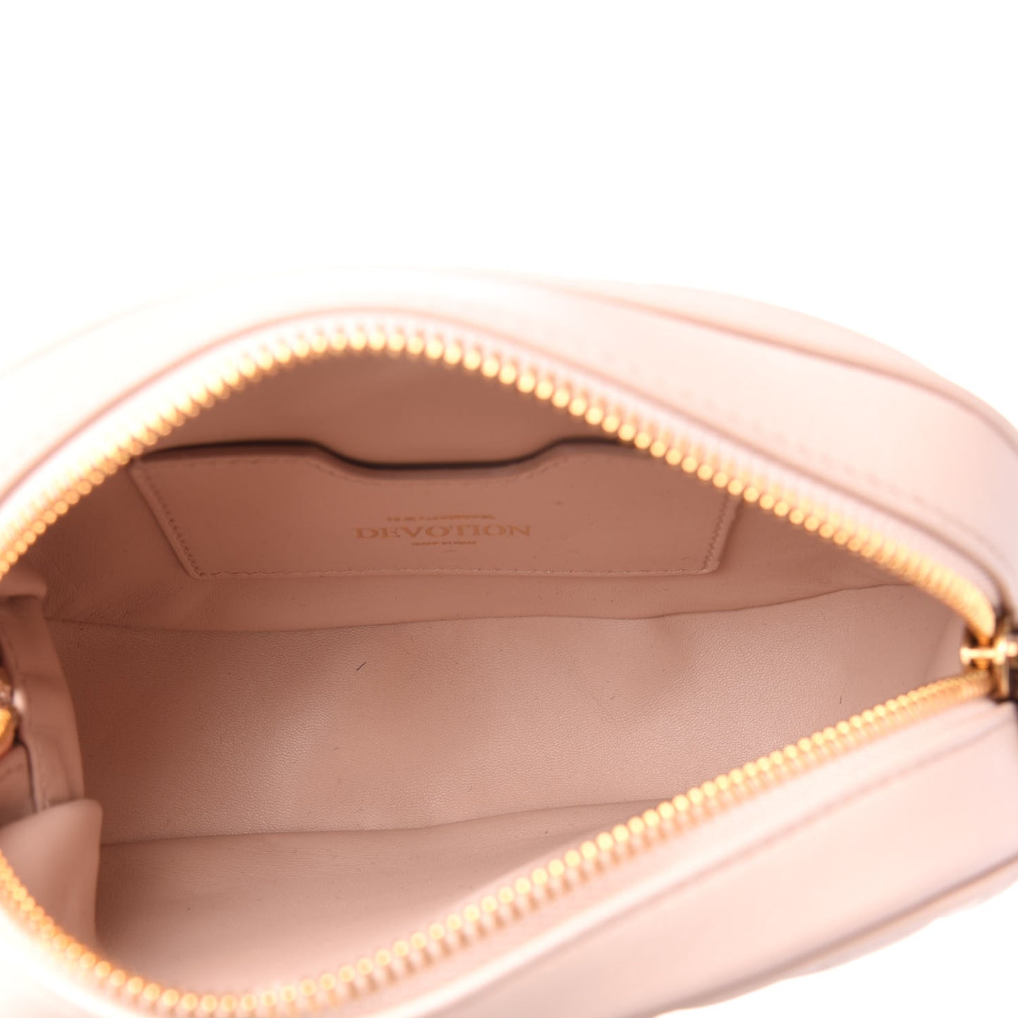 Calfskin Devotion Crossbody Bag Pale Pink