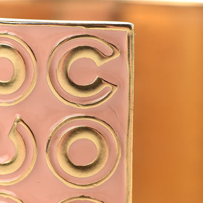 Chanel Resin Coco Cuff Pink Gold 7 of 8