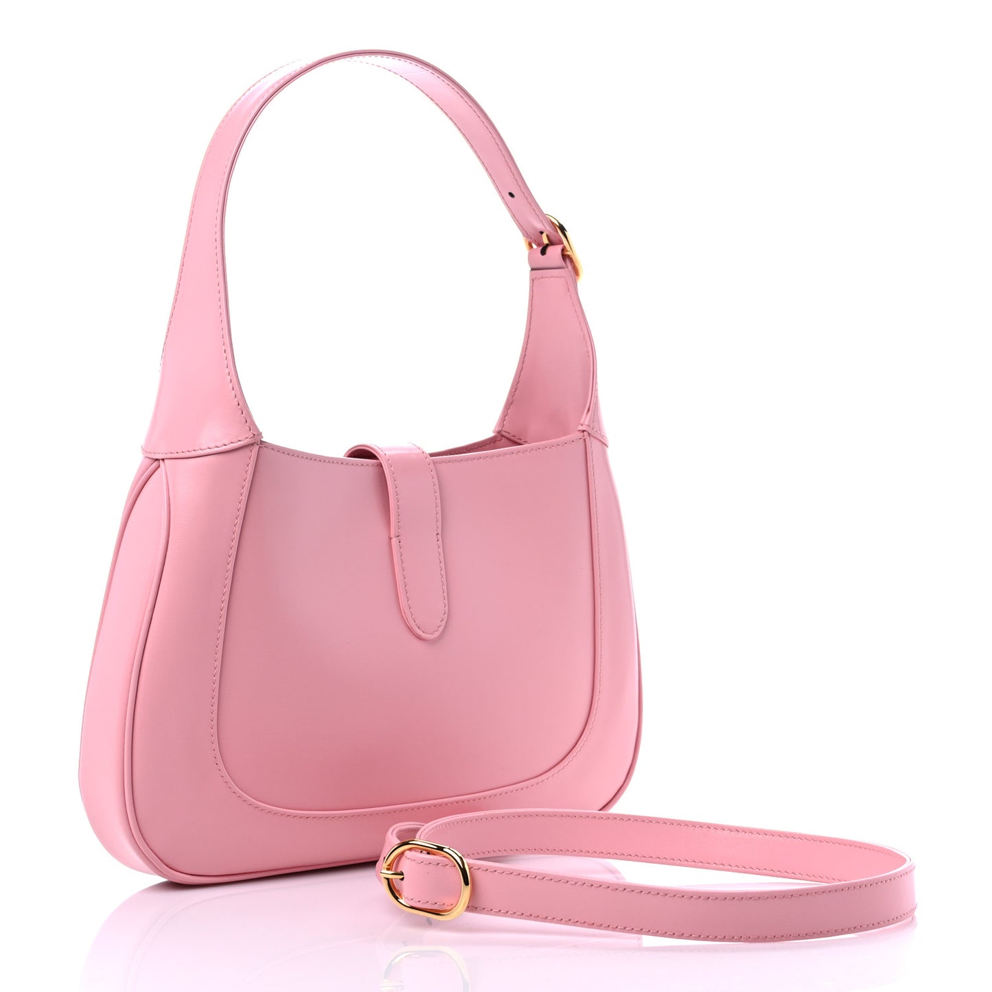 Boarded Dyana Lux Calfskin Small Jackie 1961 Hobo Wild Rose