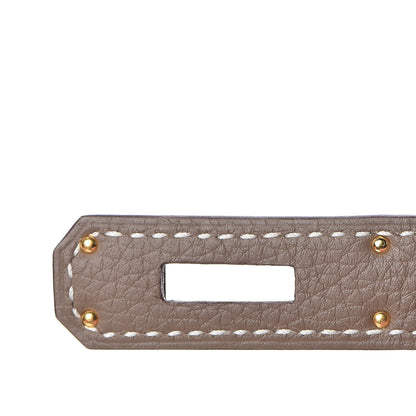 Hermes Togo Kelly Retourne 28 Etoupe 32 of 41
