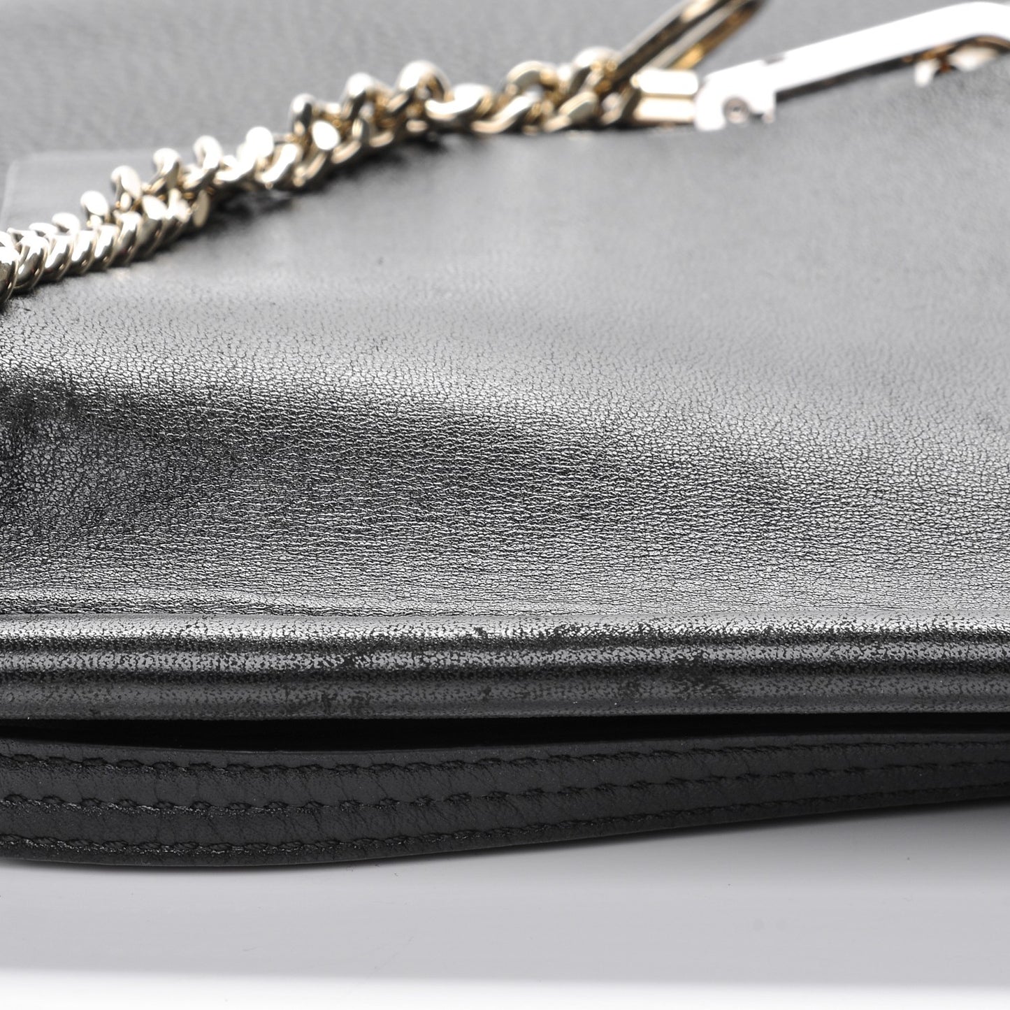 Calfskin Medium Faye Shoulder Bag Black