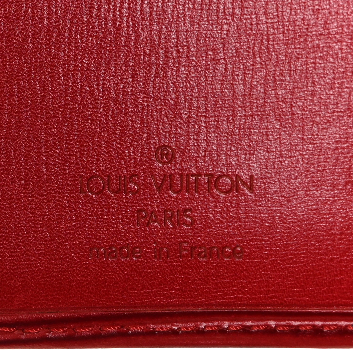 Louis Vuitton Epi Porte-Cartes Credit Yen Wallet Castillan Red 6 of 9
