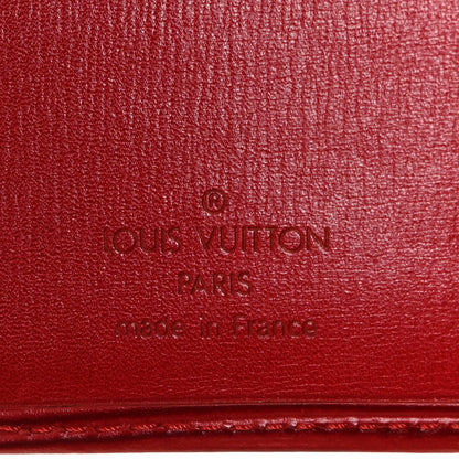 Louis Vuitton Epi Porte-Cartes Credit Yen Wallet Castillan Red 6 of 9