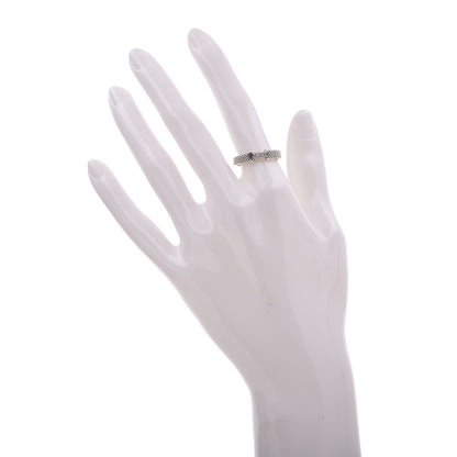 Tiffany Sterling Silver Diamond Narrow Somerset Ring 52 6 2 of 4