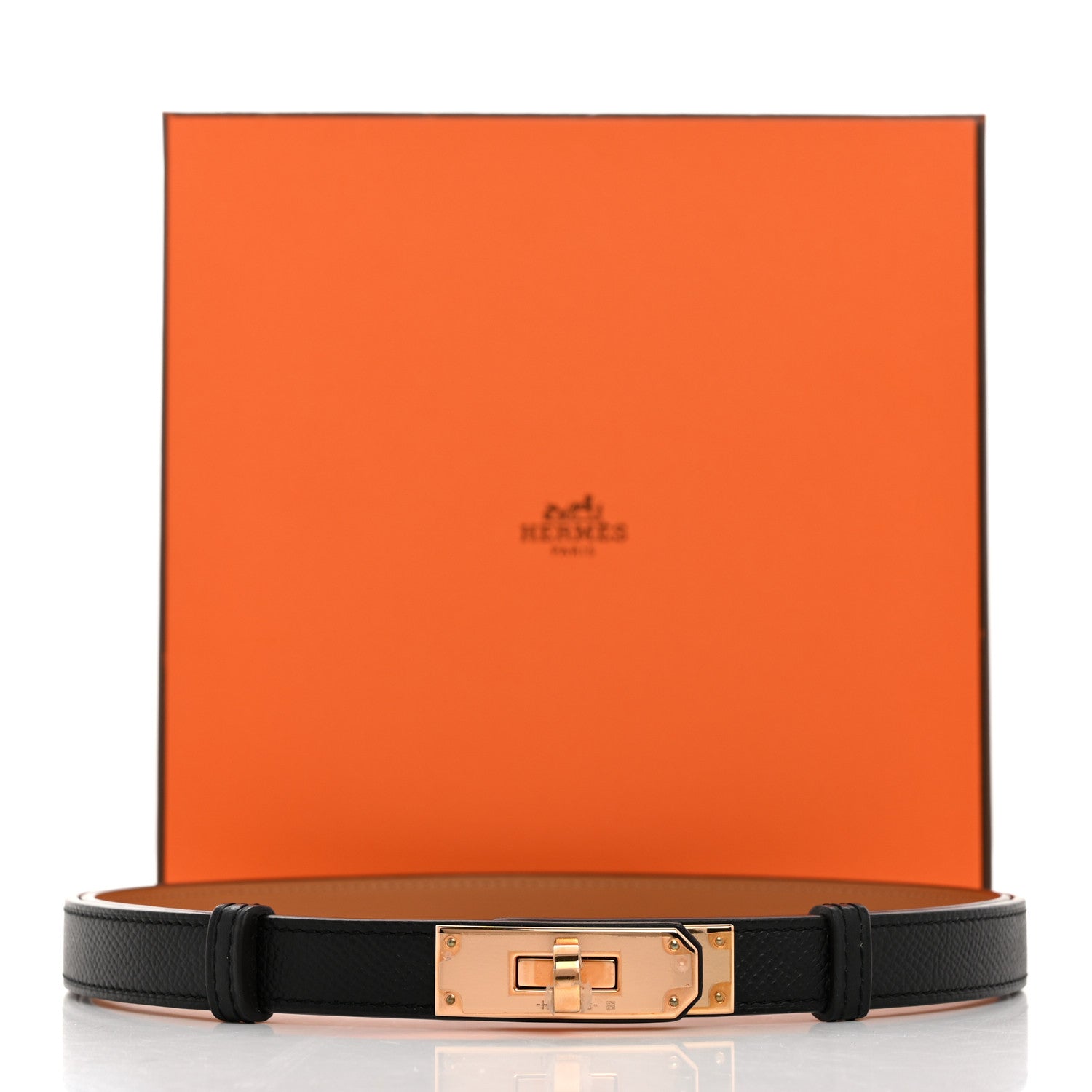 Hermes Epsom Kelly Belt Black 4 of 4