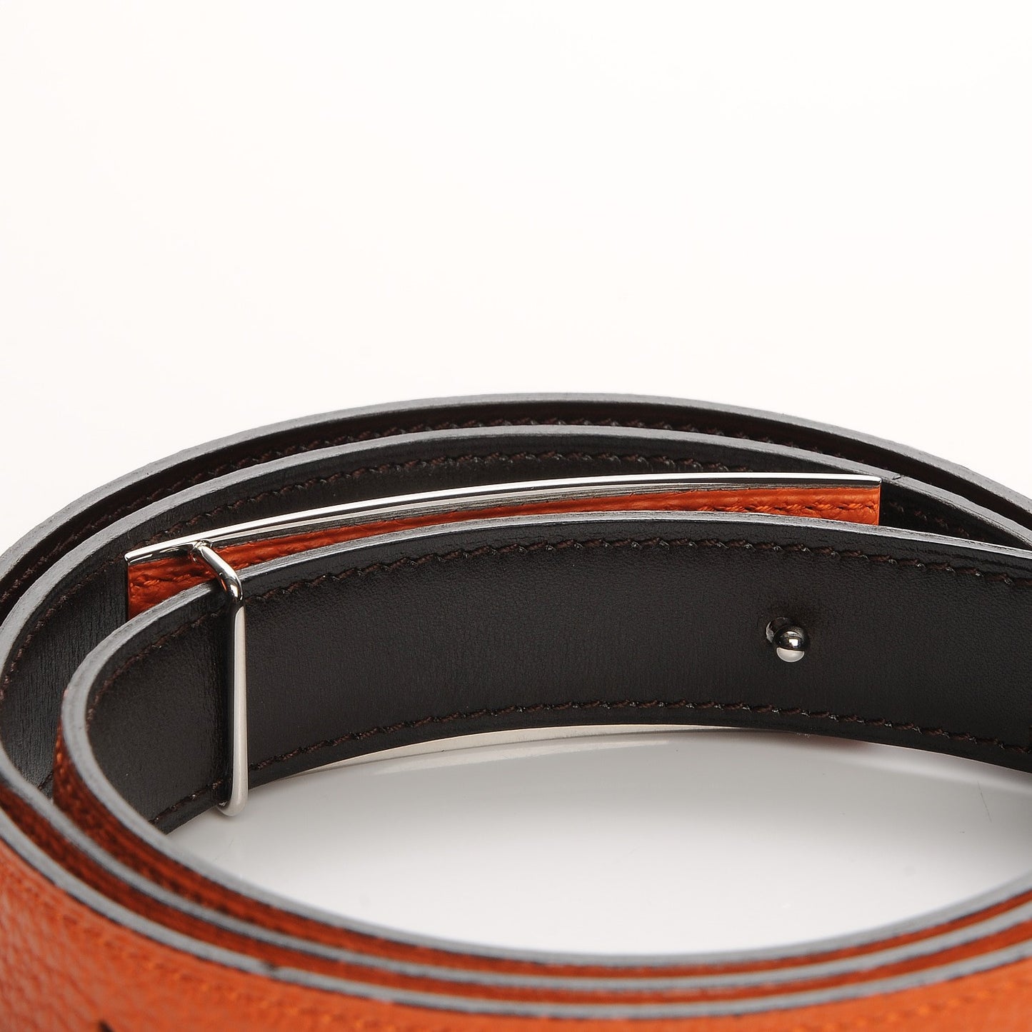Togo Swift 24mm Sydney 90 Belt Orange Chocolate