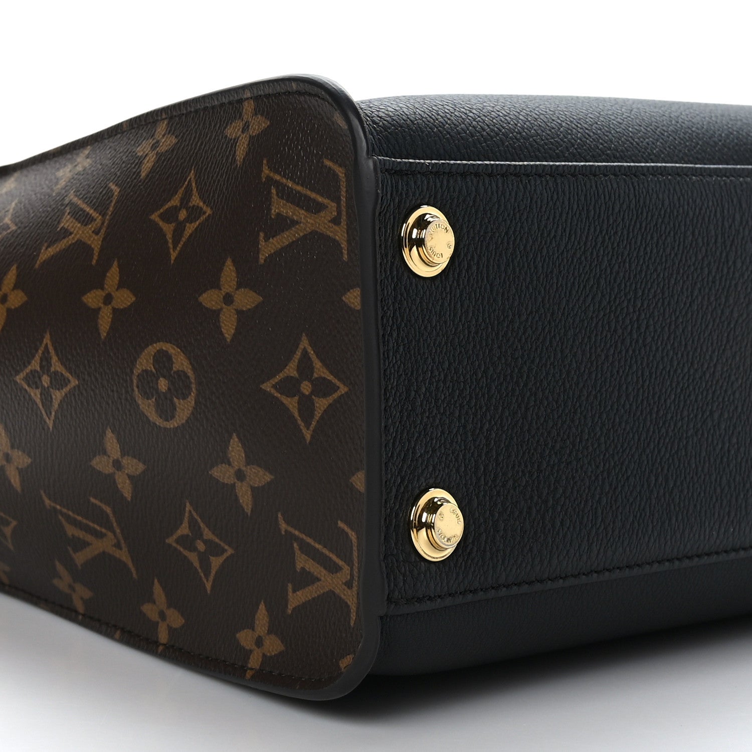 Louis Vuitton Calfskin Monogram On My Side Black 7 of 8