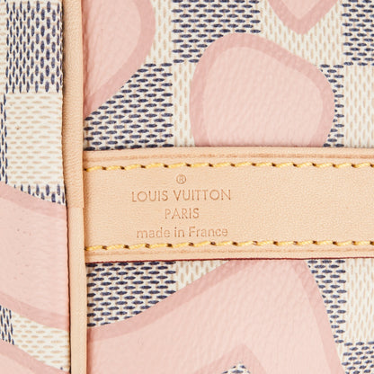 Louis Vuitton Damier Azur Tahitienne Speedy Bandouliere 30 Rose Ballerine 5 of 7