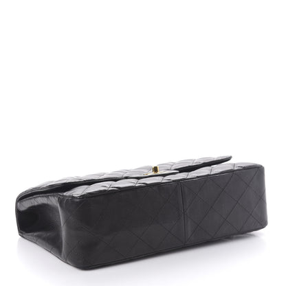 Chanel Lambskin Quilted Jumbo Single Flap Black 4 of 11