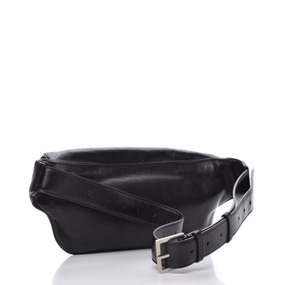 Saint Laurent Calfskin Monogram Belt Bag Black 3 of 10
