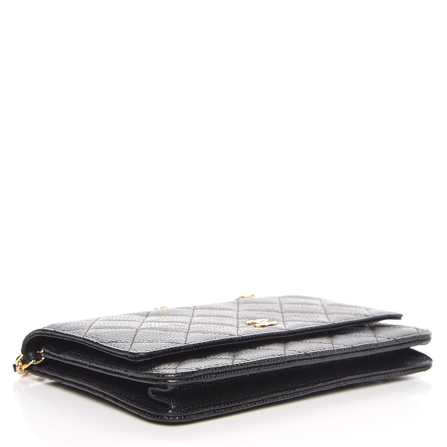 Chanel Caviar Quilted Wallet On Chain WOC Black 4 of 9
