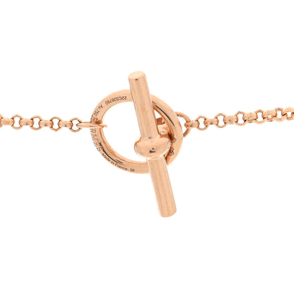 Hermes 18K Rose Gold Clou d'H Necklace 4 of 5
