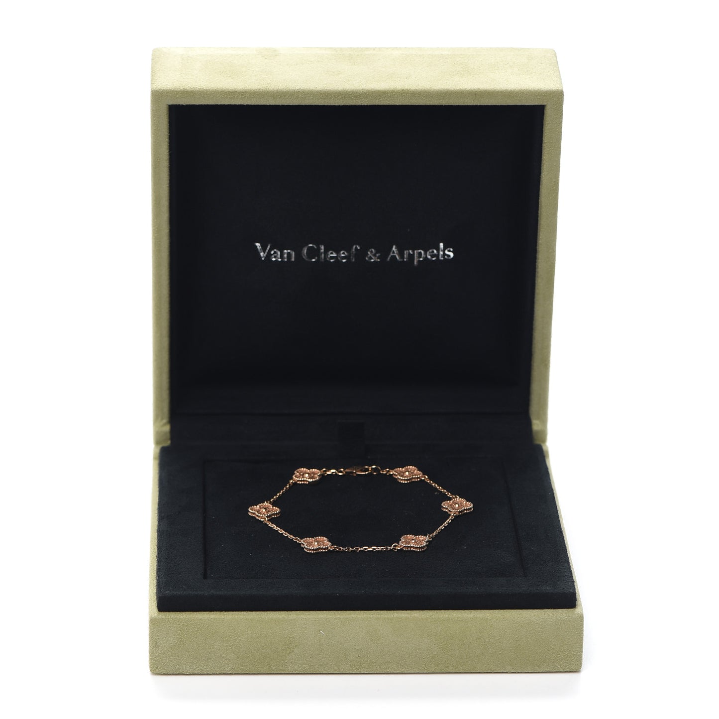 18K Rose Gold 6 Motifs Sweet Alhambra Bracelet