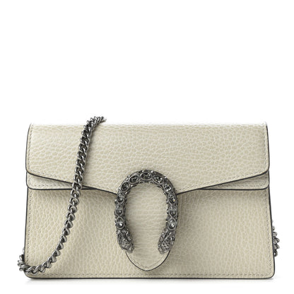 Gucci Dollar Calfskin Crystal Super Mini Dionysus Shoulder Bag Mystic White Black Diamond 1 of 9