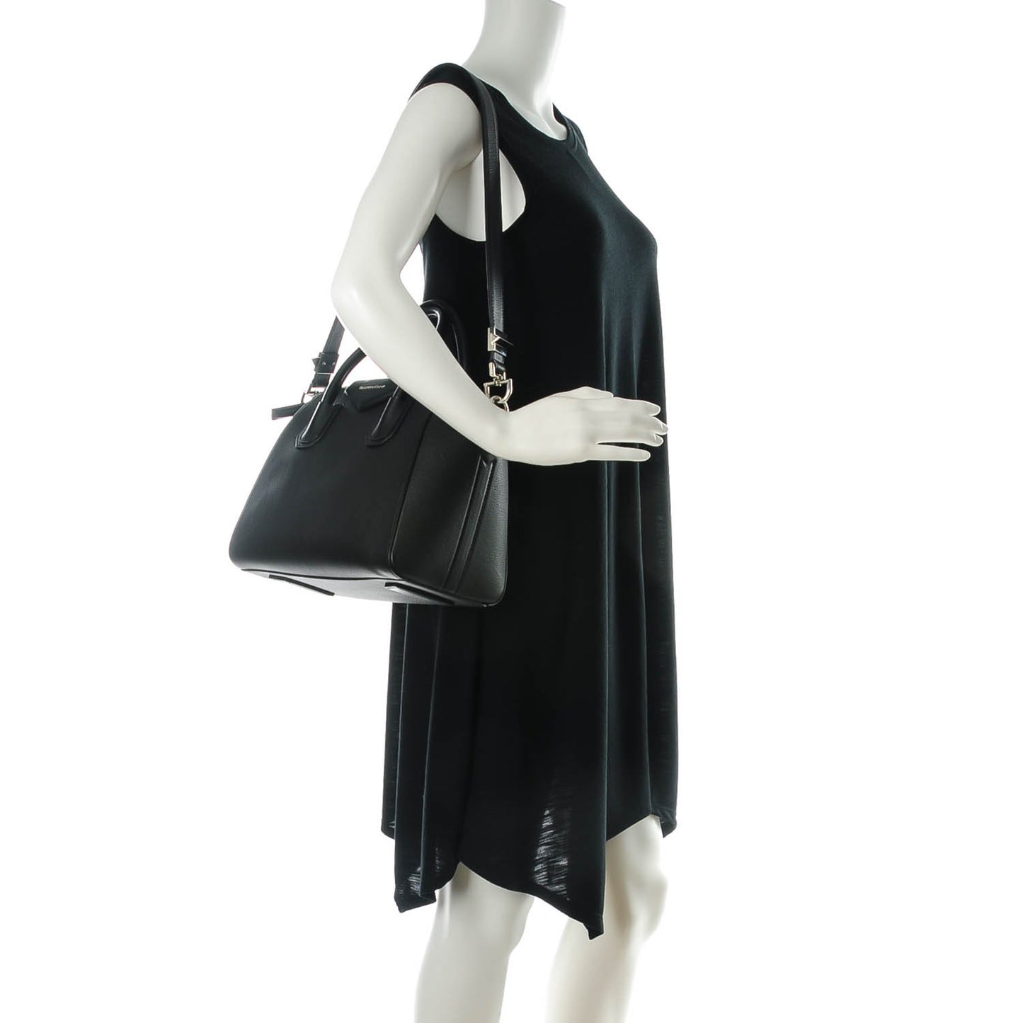Sugar Goatskin Small Antigona Black