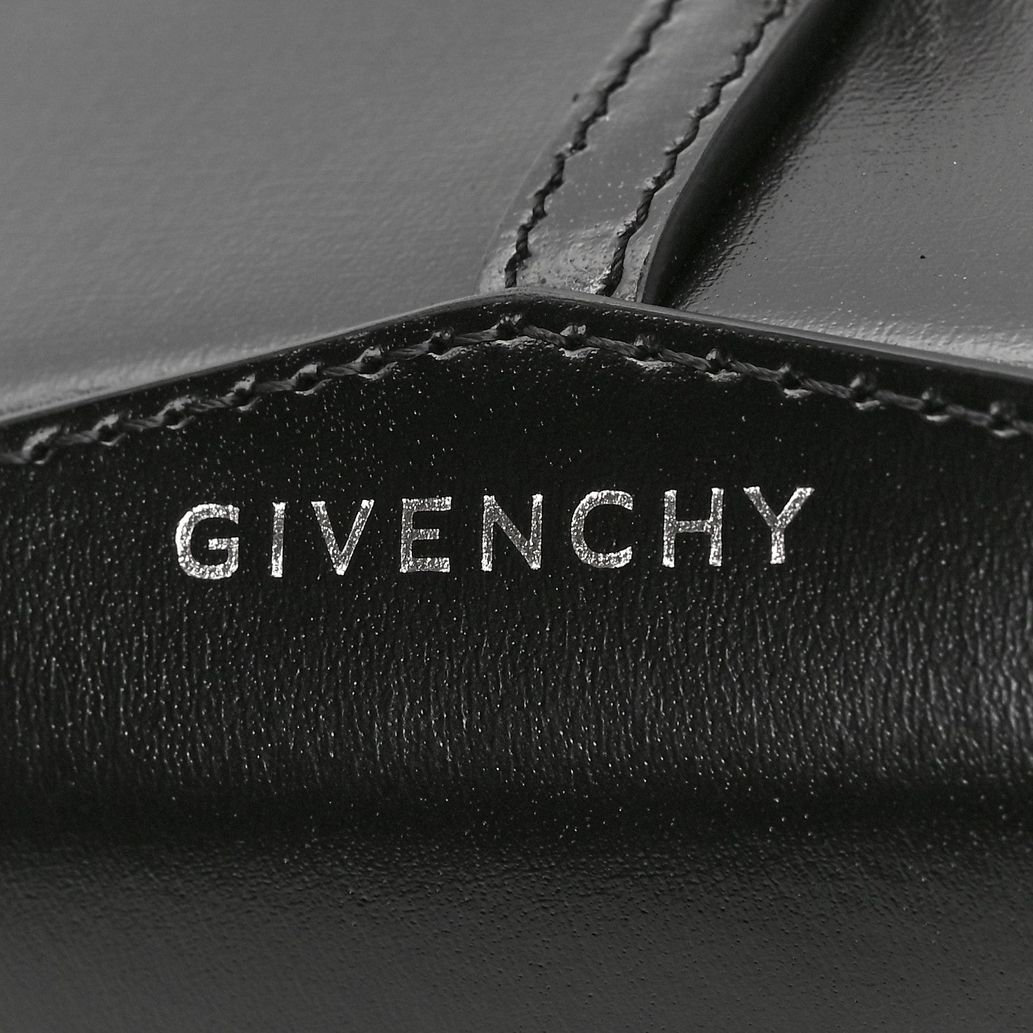 Givenchy Box Calfskin Small Zipped Cut Out Shoulder Bag Black 10 of 10