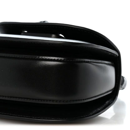 Gucci Boarded Dyana Lux Calfskin Web Monochrome Small Bamboo 1947 Top Handle Bag Black 10 of 12