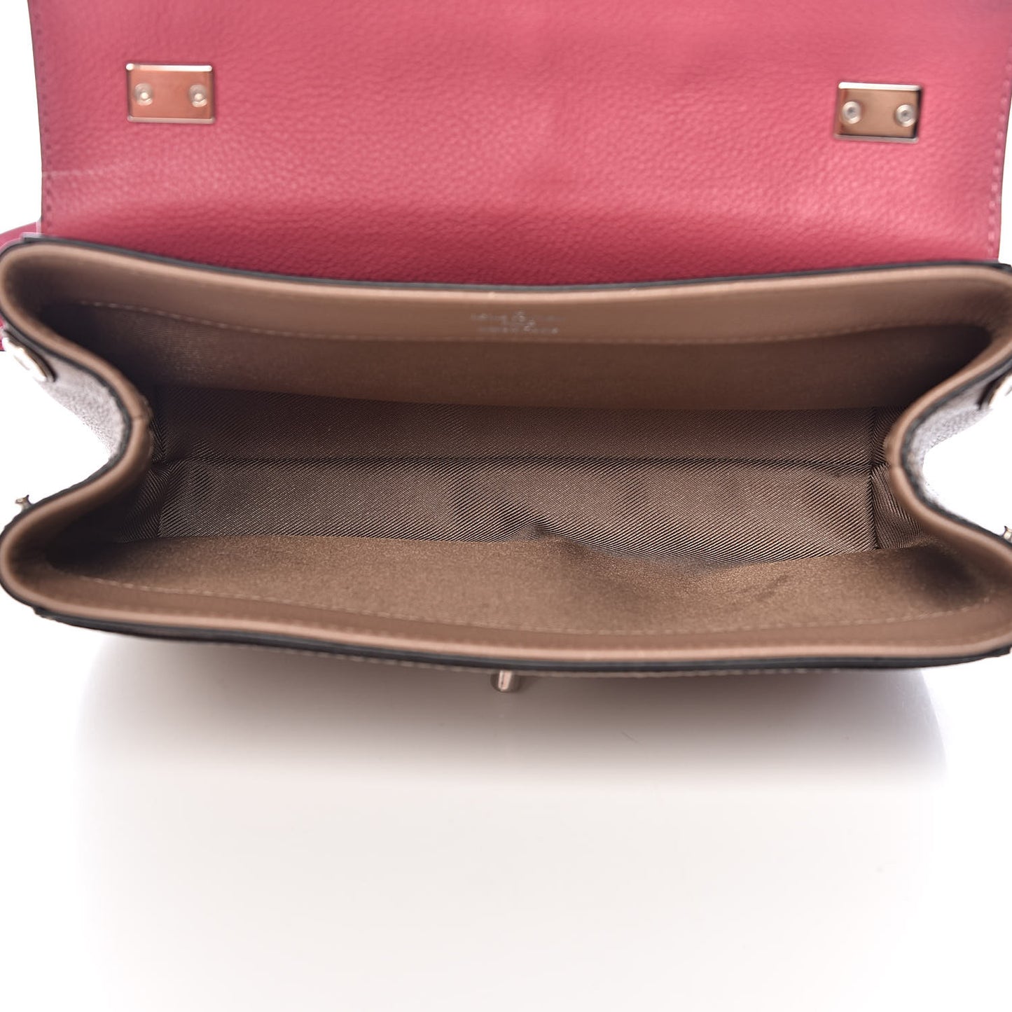 Calfskin Lockme II Chain Bag BB Rose Bruyere