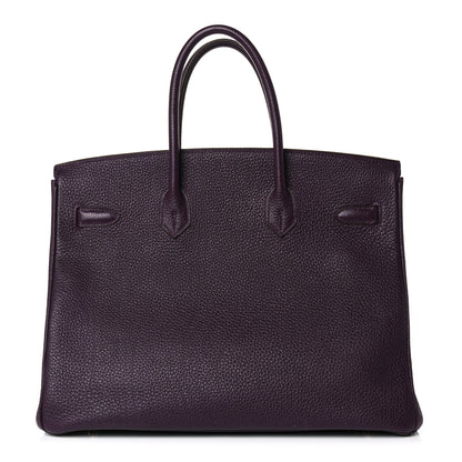Hermes Togo Birkin 35 Raisin 4 of 37