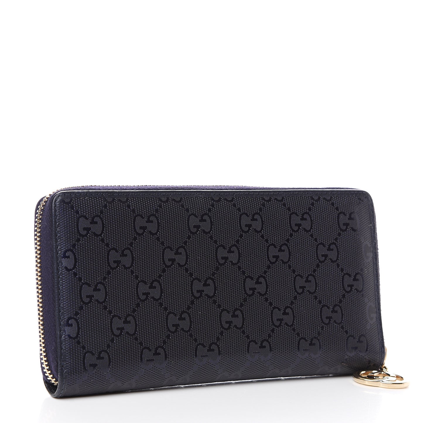 Imprime Monogram GG Pierce Zip Around Wallet Blue