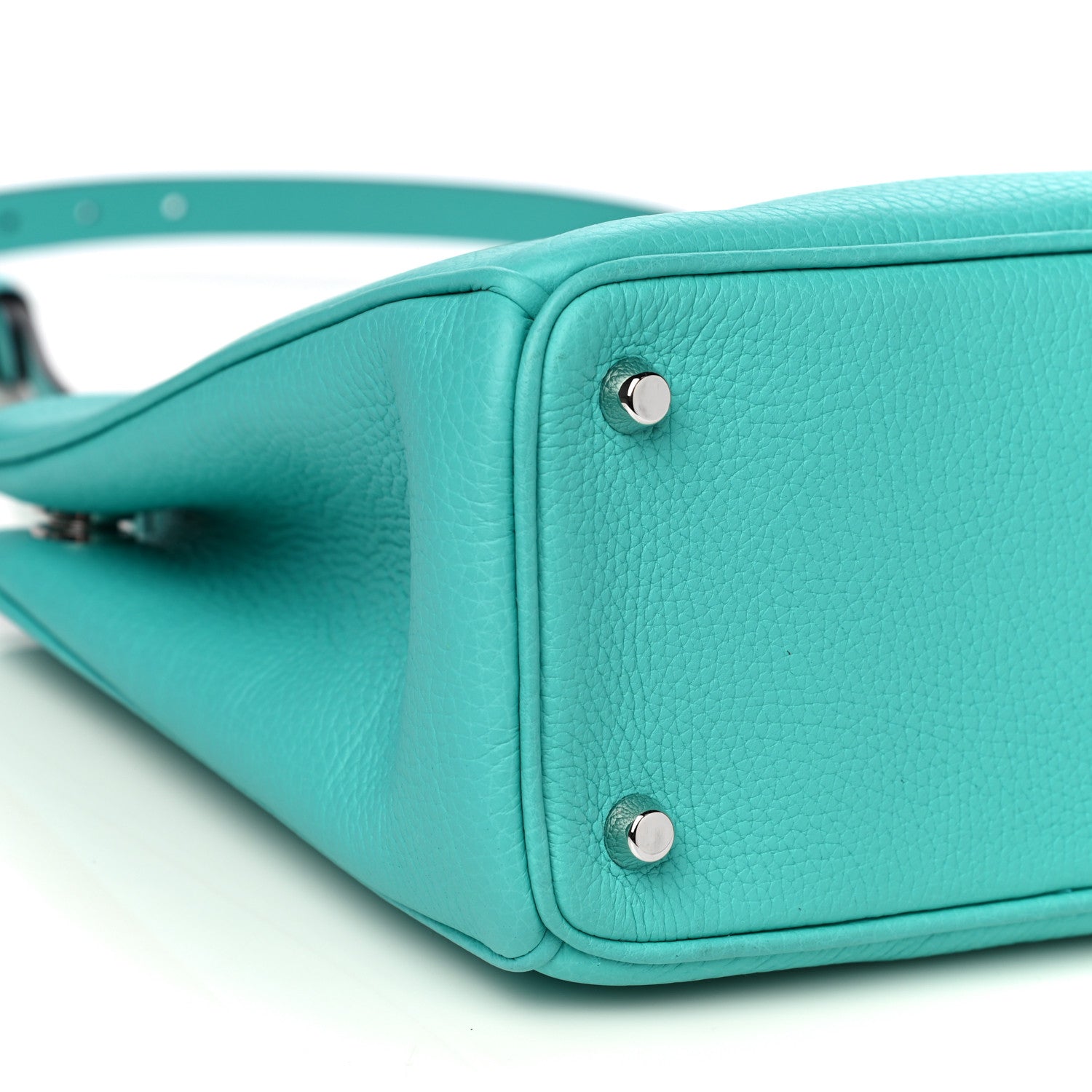 Christian Dior Bullcalf Medium Diorissimo Tote Turquoise 11 of 15
