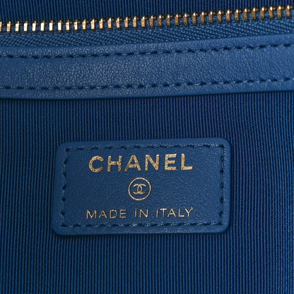Chanel Patent Calfskin Printed Quilted Large Cosmetic Case Multicolor 6 of 8
