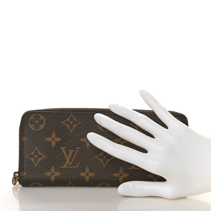 Louis Vuitton Monogram Clemence Wallet Rose Ballerine 2 of 8