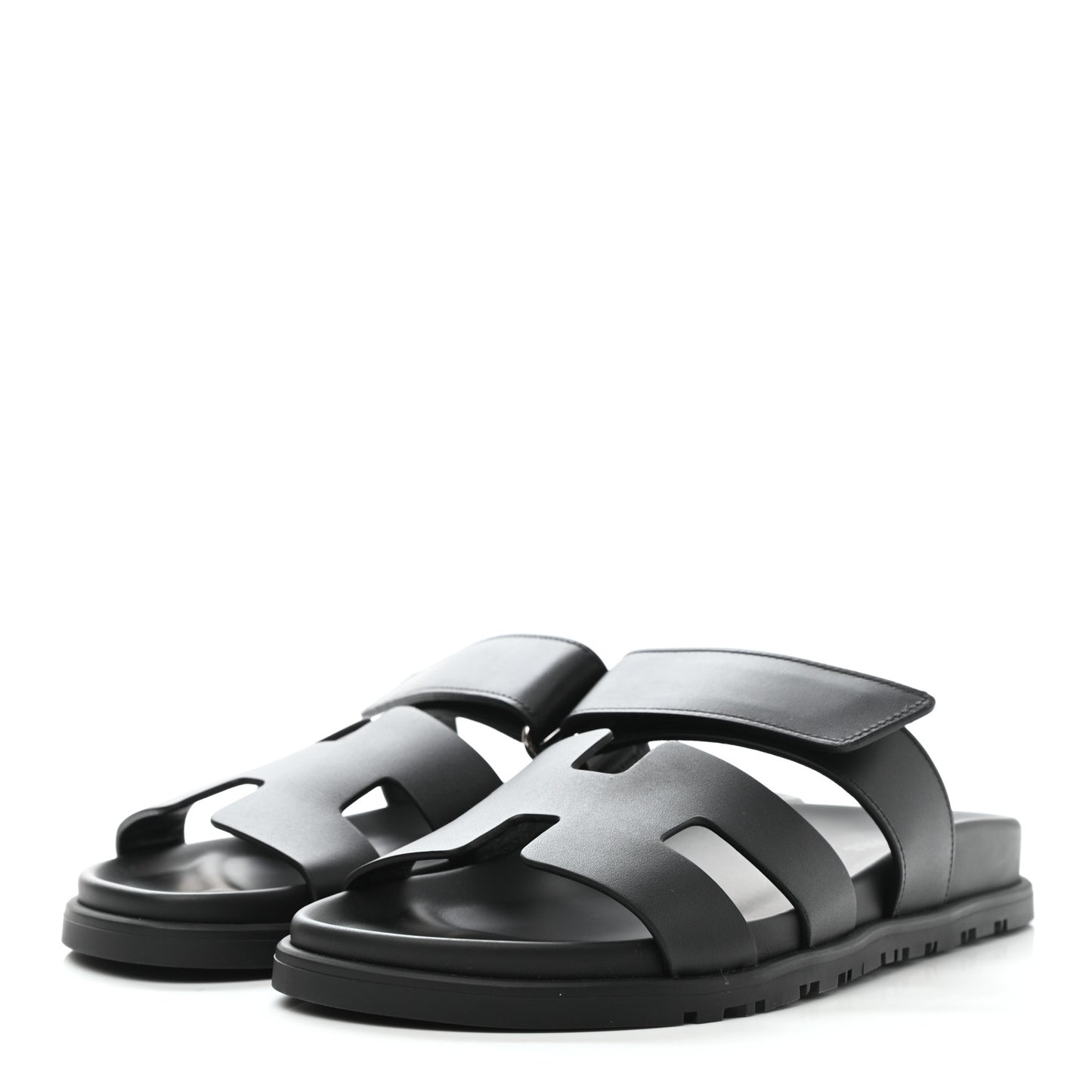 Calfskin Womens Chypre Sandals 37 Black