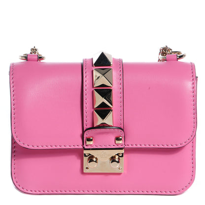Valentino Garavani Vitello Mini Glam Lock Rockstud Flap Ninphea 1 of 8