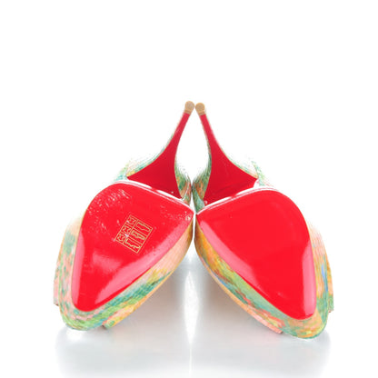 Christian Louboutin Python Pixel Troca 140 Pumps 39.5 Multicolor 5 of 9