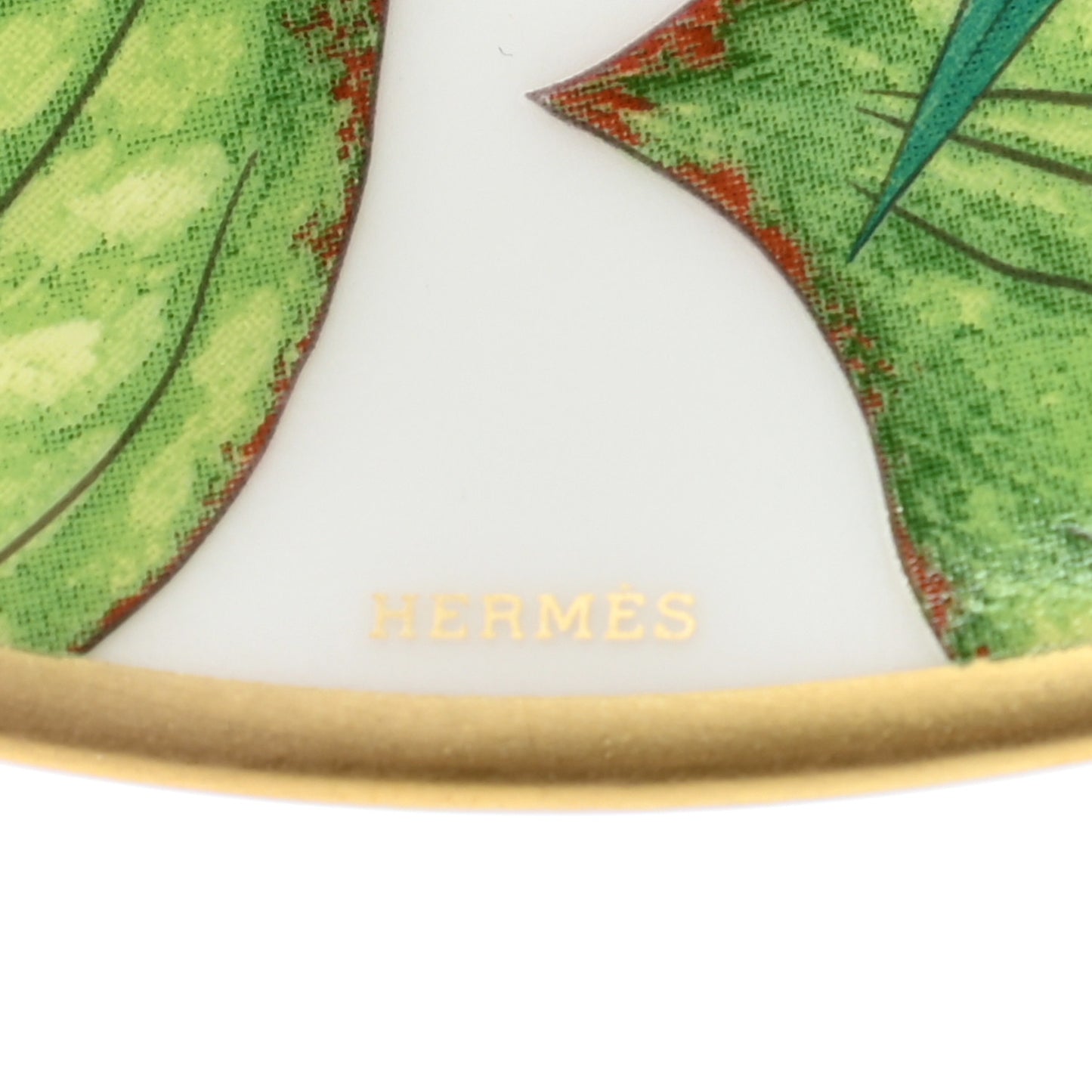Porcelain Passifolia Dessert Plate N°2 Set of 2