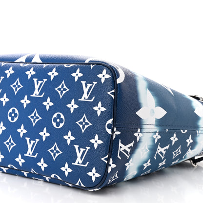 Louis Vuitton Monogram Escale Neverfull MM Blue 12 of 12