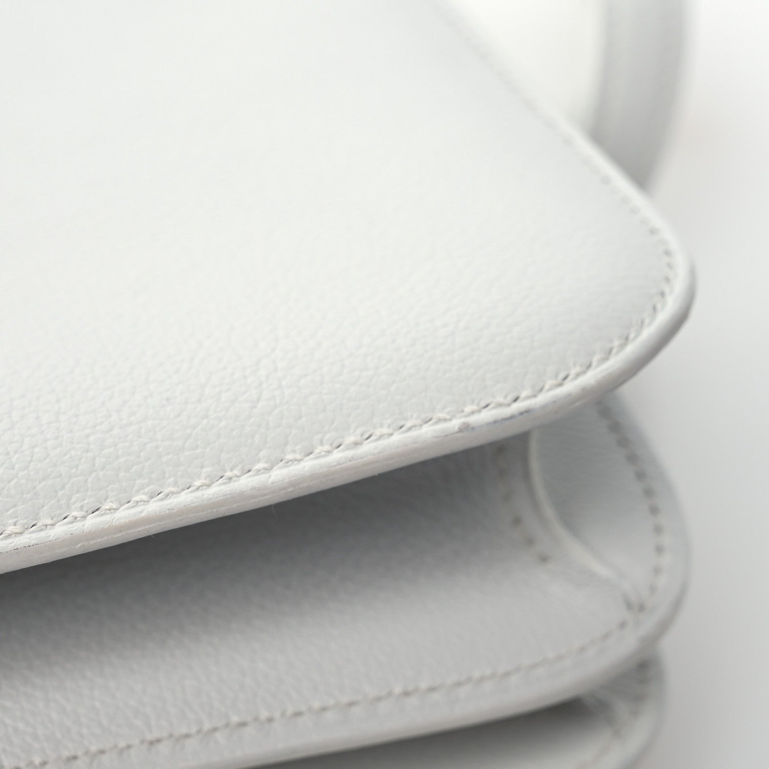 Hermes Evercolor Shiny Alligator Constance 18 New White Gris Ciment 10 of 11