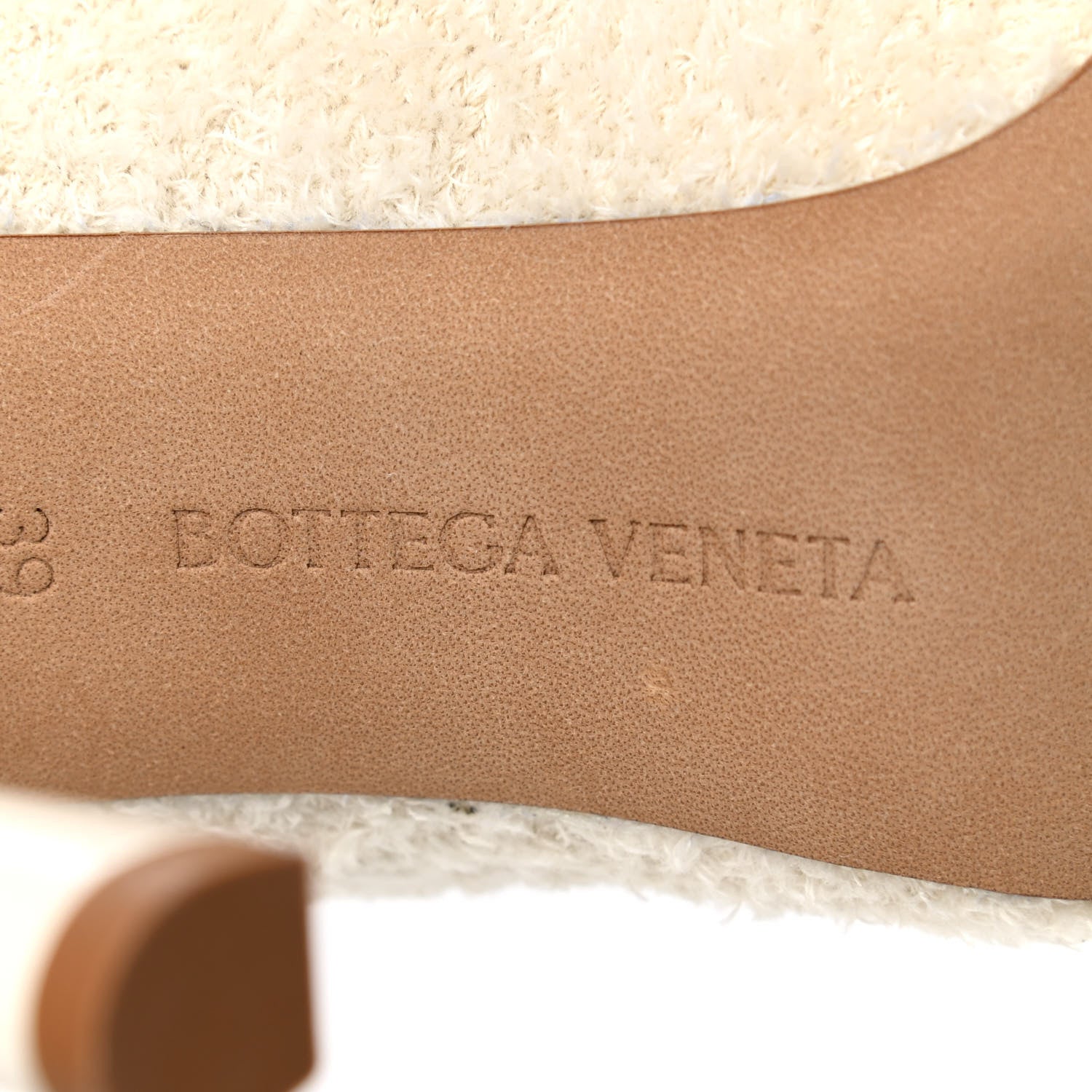 Bottega Veneta Spongy Knit The Bold Mid Calf Boots 39 Wax 6 of 8