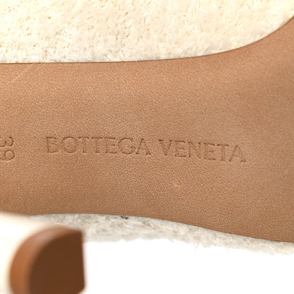 Bottega Veneta Spongy Knit The Bold Mid Calf Boots 39 Wax 6 of 8