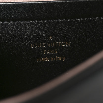 Louis Vuitton Lambskin Embossed Monogram Pochette Coussin Black 6 of 10