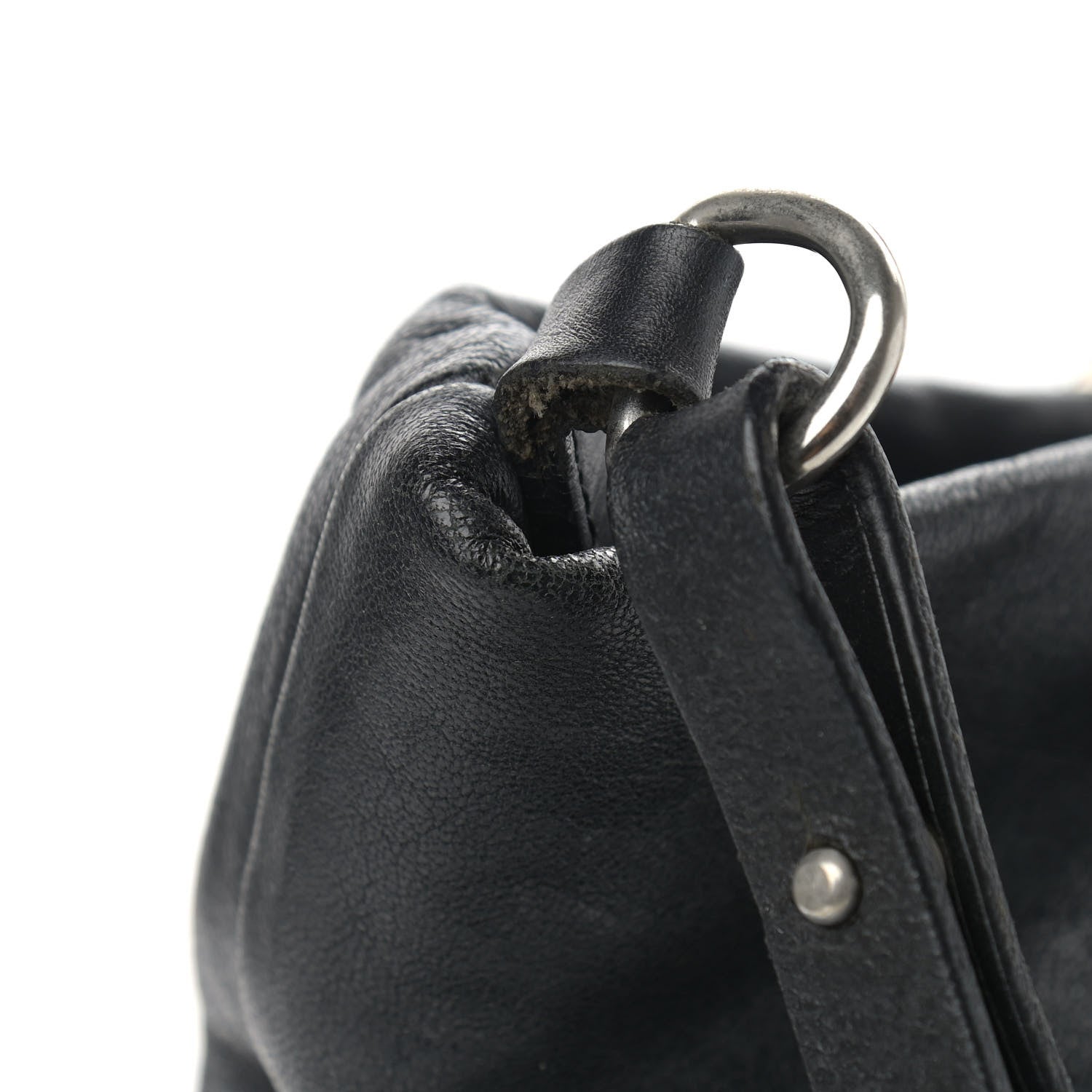 Jimmy Choo Lambskin Chain Embellished Blare Tote Black 12 of 23
